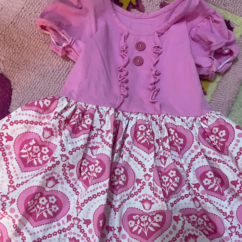 Eleanor Rose, size 6-7, includes MATCHING BOW